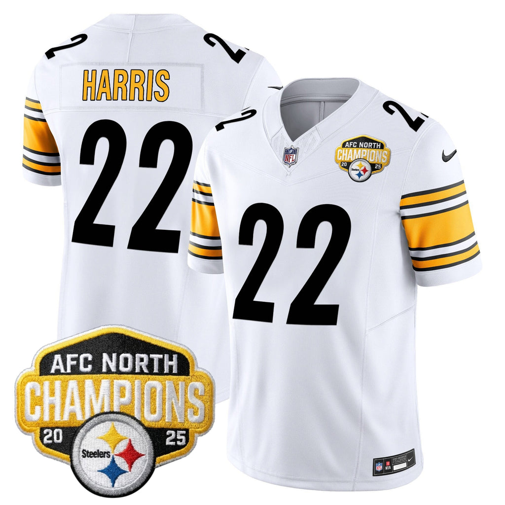 Men's Pittsburgh Steelers 2025 AFC North Division Champions Vapor Limited Jersey - All Stitched