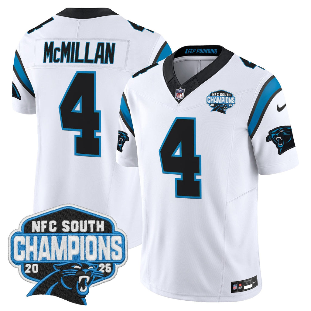 Men's Carolina Panthers 2025 NFC South Division Champions Vapor Limited Jersey - All Stitched