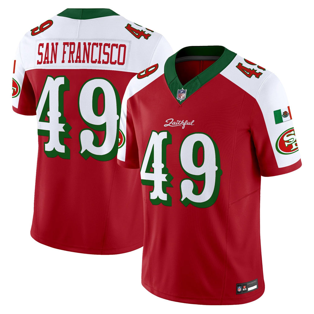 Men's San Francisco 49ers Mexico “Rivalries” Vapor Limited Jersey - All Stitched
