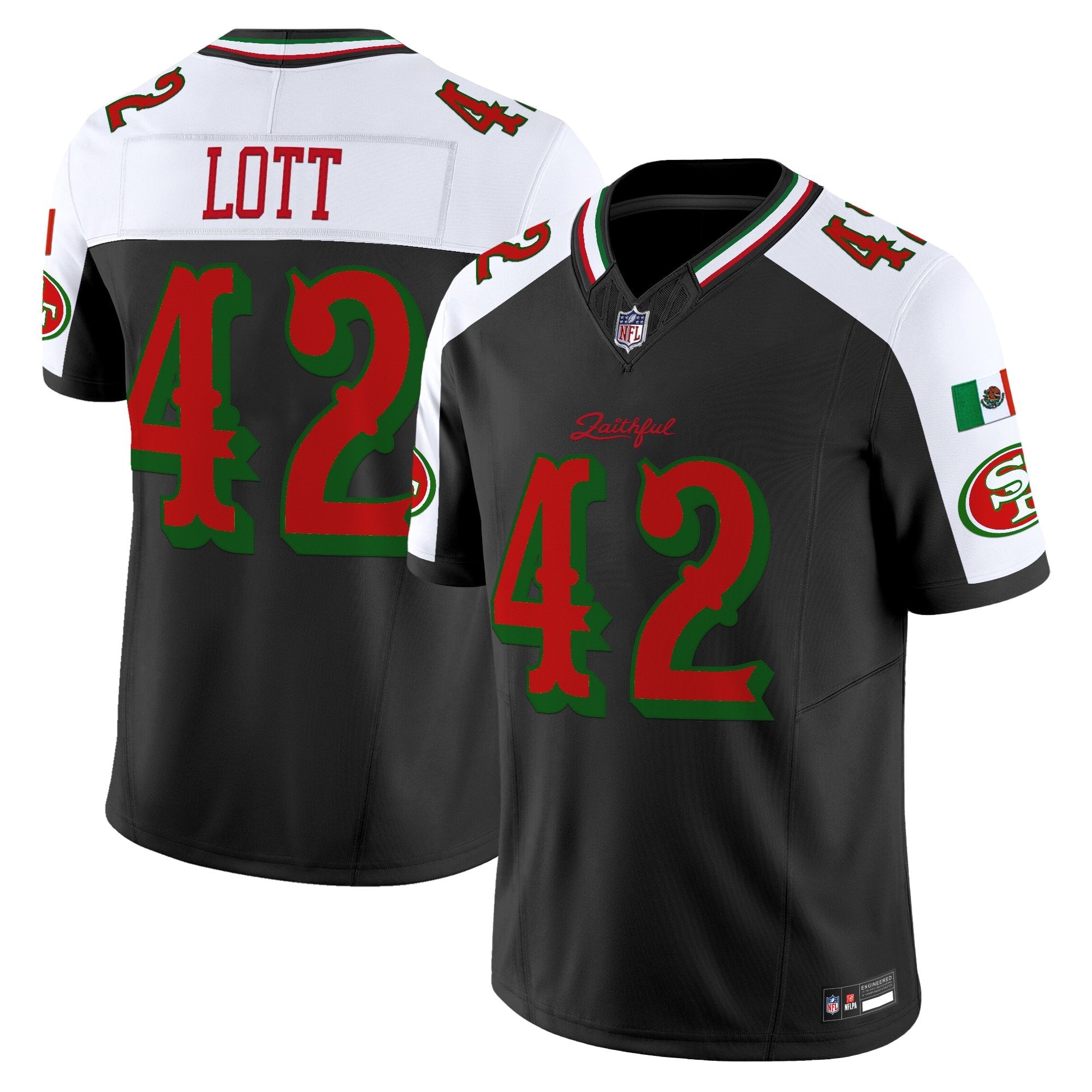 Men's San Francisco 49ers Mexico “Rivalries” Vapor Limited Jersey - All Stitched