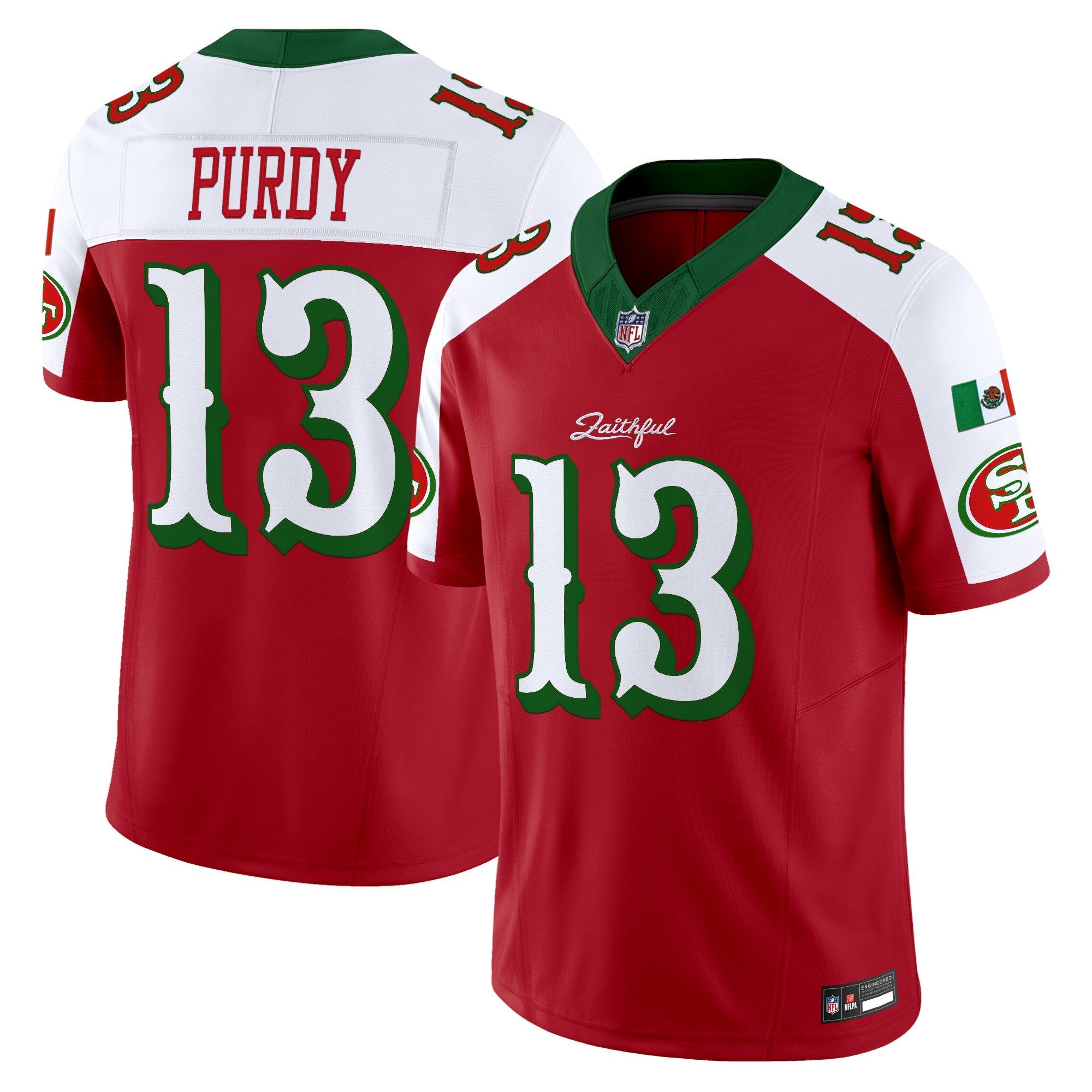 Men's San Francisco 49ers Mexico “Rivalries” Vapor Limited Jersey - All Stitched