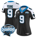 Women's Carolina Panthers 2025 NFC South Division Champions Vapor Limited Jersey - All Stitched