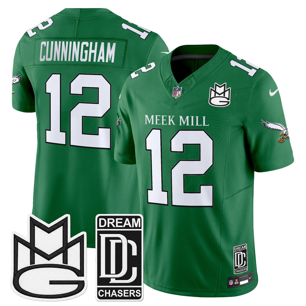 Men's Philadelphia Eagles x Meek Mill Vapor Limited Jersey - All Stitched