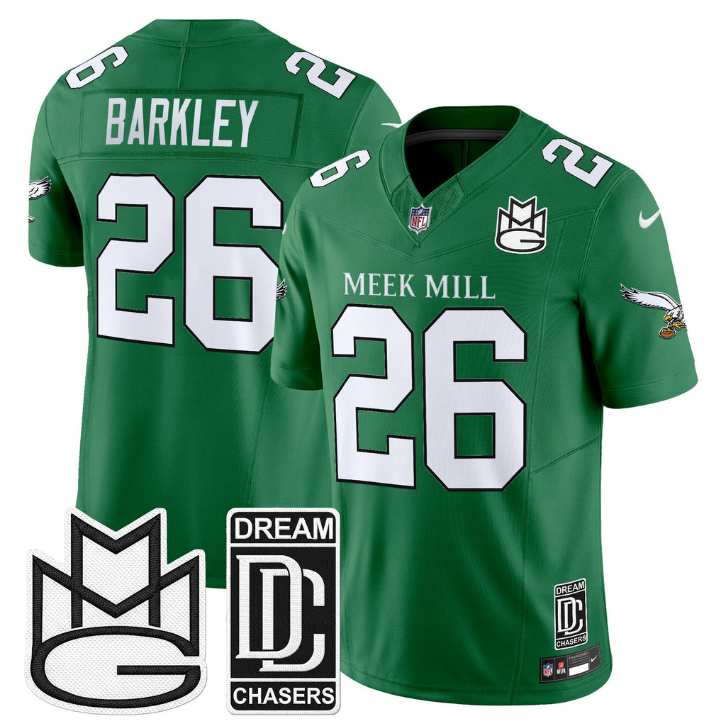 Men's Philadelphia Eagles x Meek Mill Vapor Limited Jersey - All Stitched
