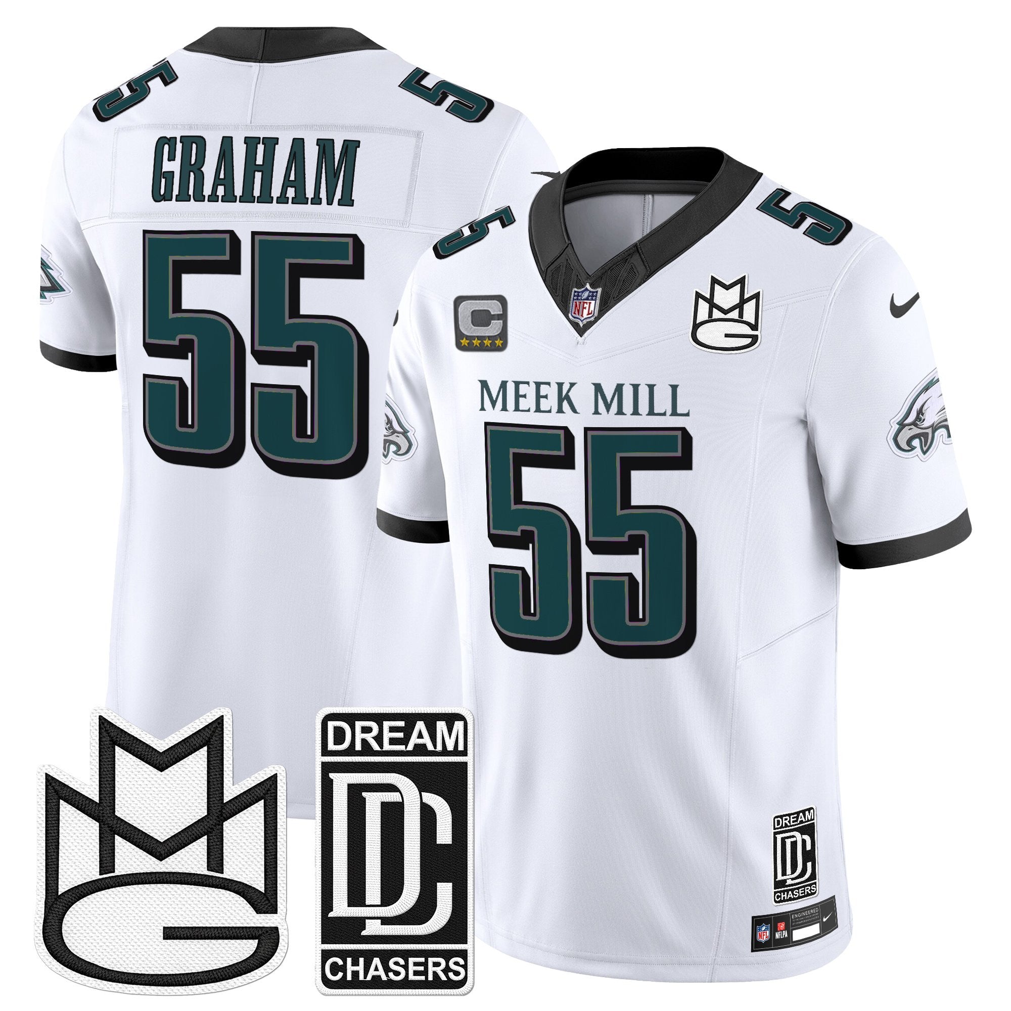 Men's Philadelphia Eagles x Meek Mill Vapor Limited Jersey - All Stitched