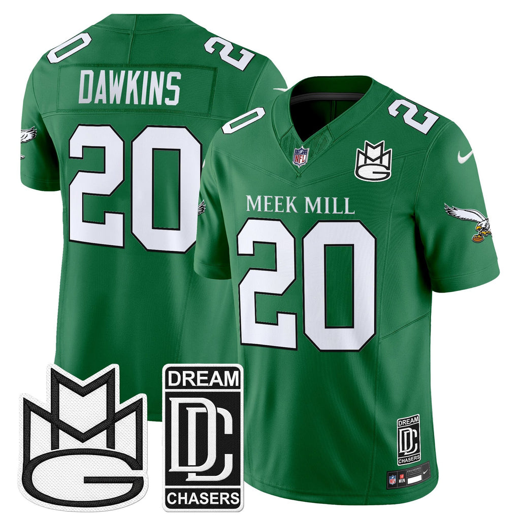 Men's Philadelphia Eagles x Meek Mill Vapor Limited Jersey - All Stitched