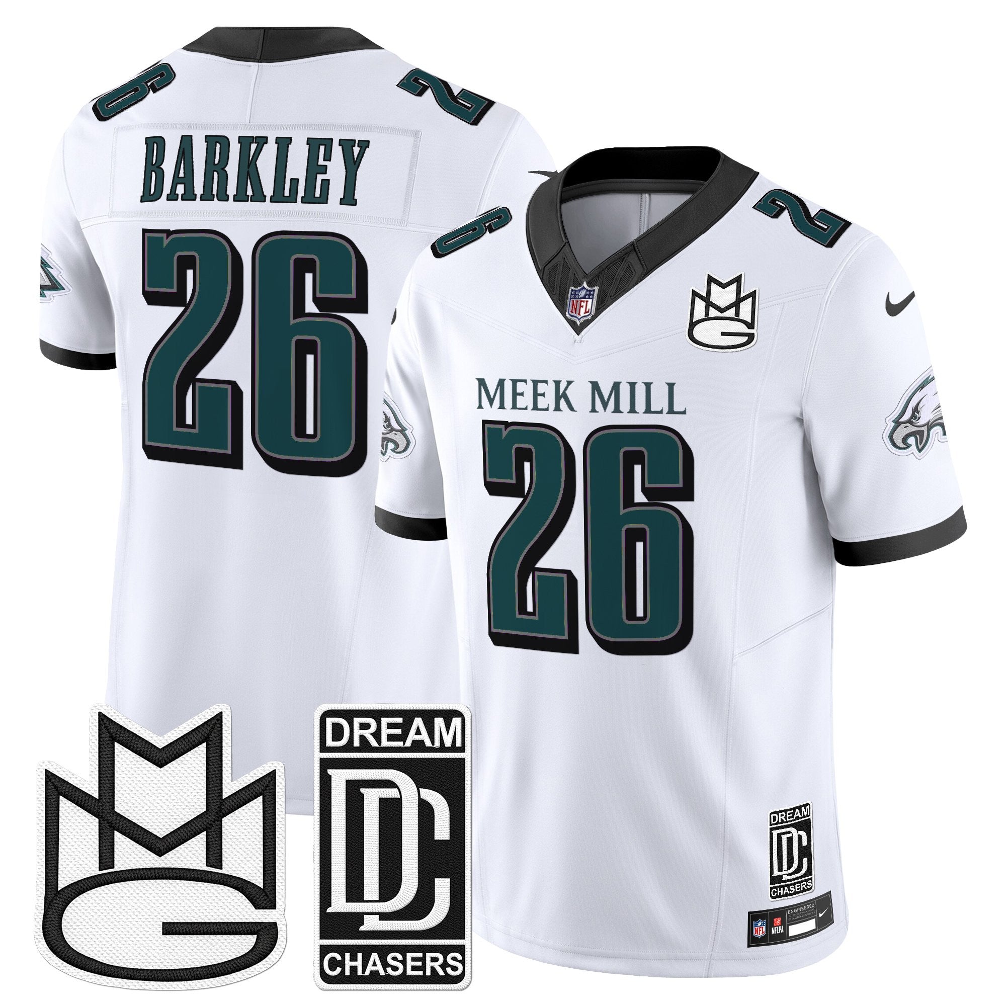 Men's Philadelphia Eagles x Meek Mill Vapor Limited Jersey - All Stitched