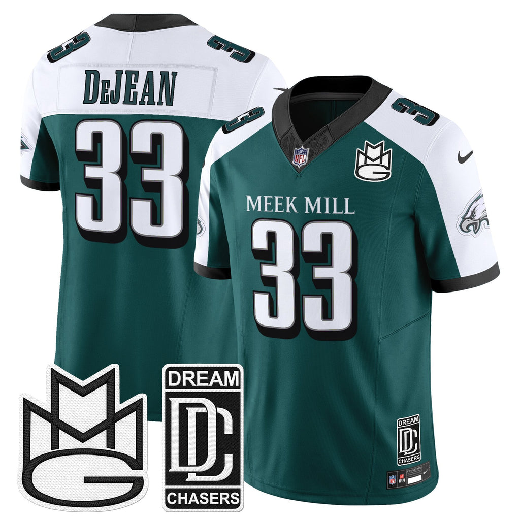 Men's Philadelphia Eagles x Meek Mill Vapor Limited Jersey - All Stitched