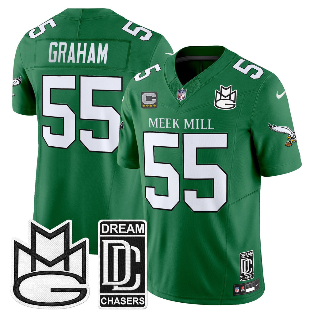 Men's Philadelphia Eagles x Meek Mill Vapor Limited Jersey - All Stitched