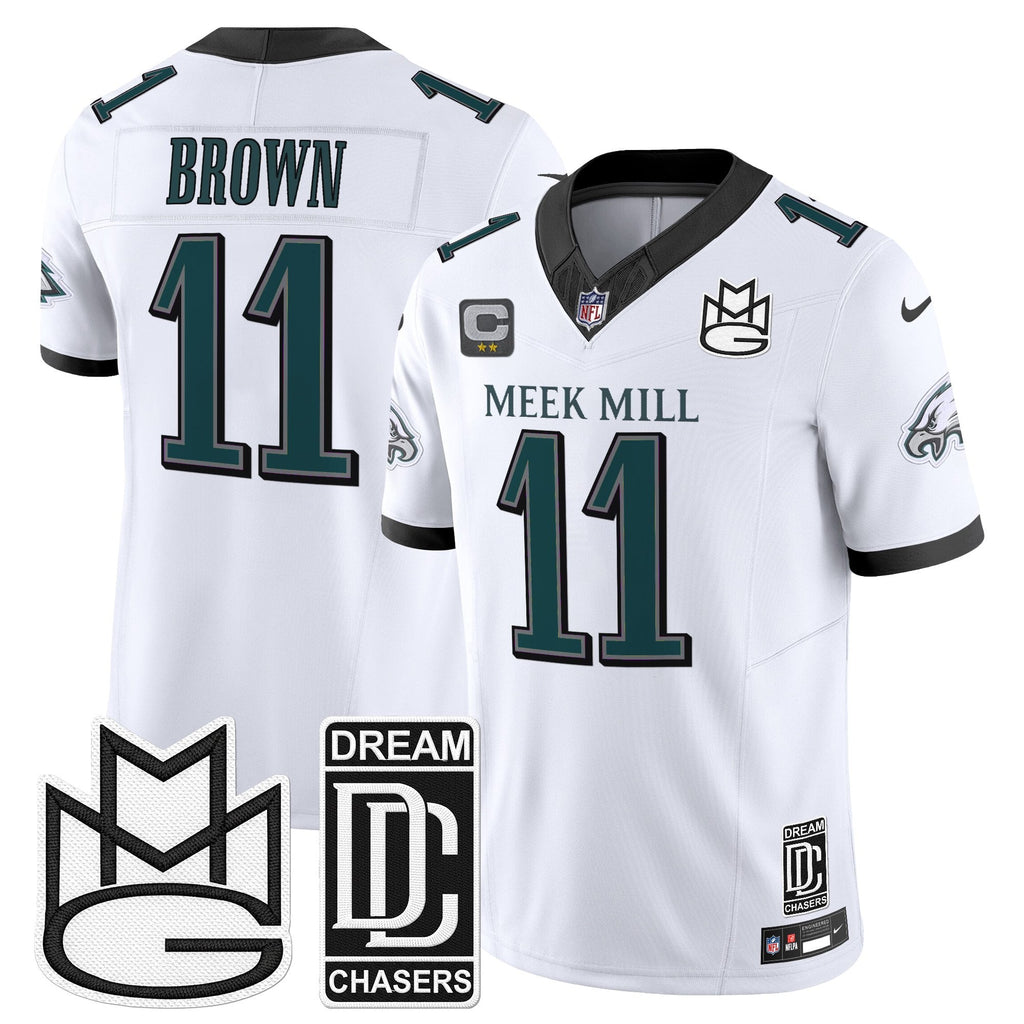 Men's Philadelphia Eagles x Meek Mill Vapor Limited Jersey - All Stitched