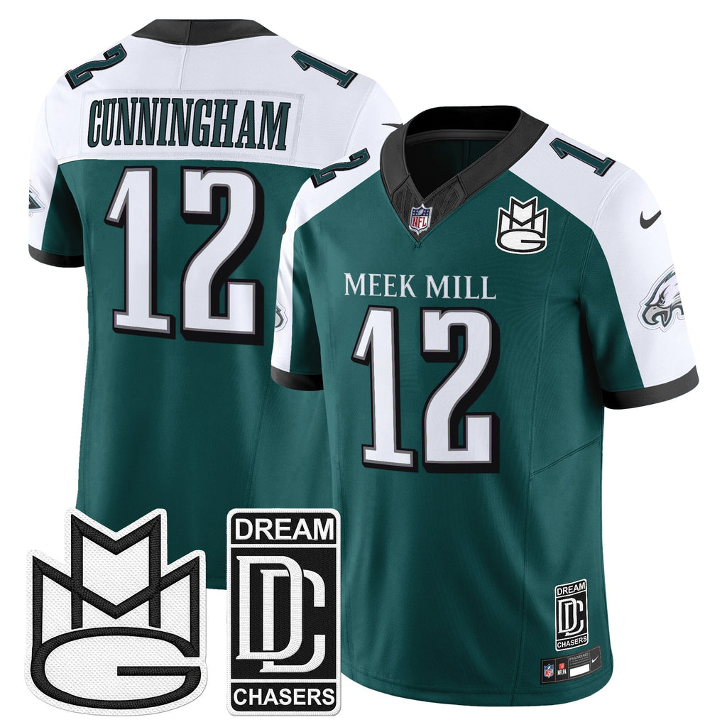 Men's Philadelphia Eagles x Meek Mill Vapor Limited Jersey - All Stitched