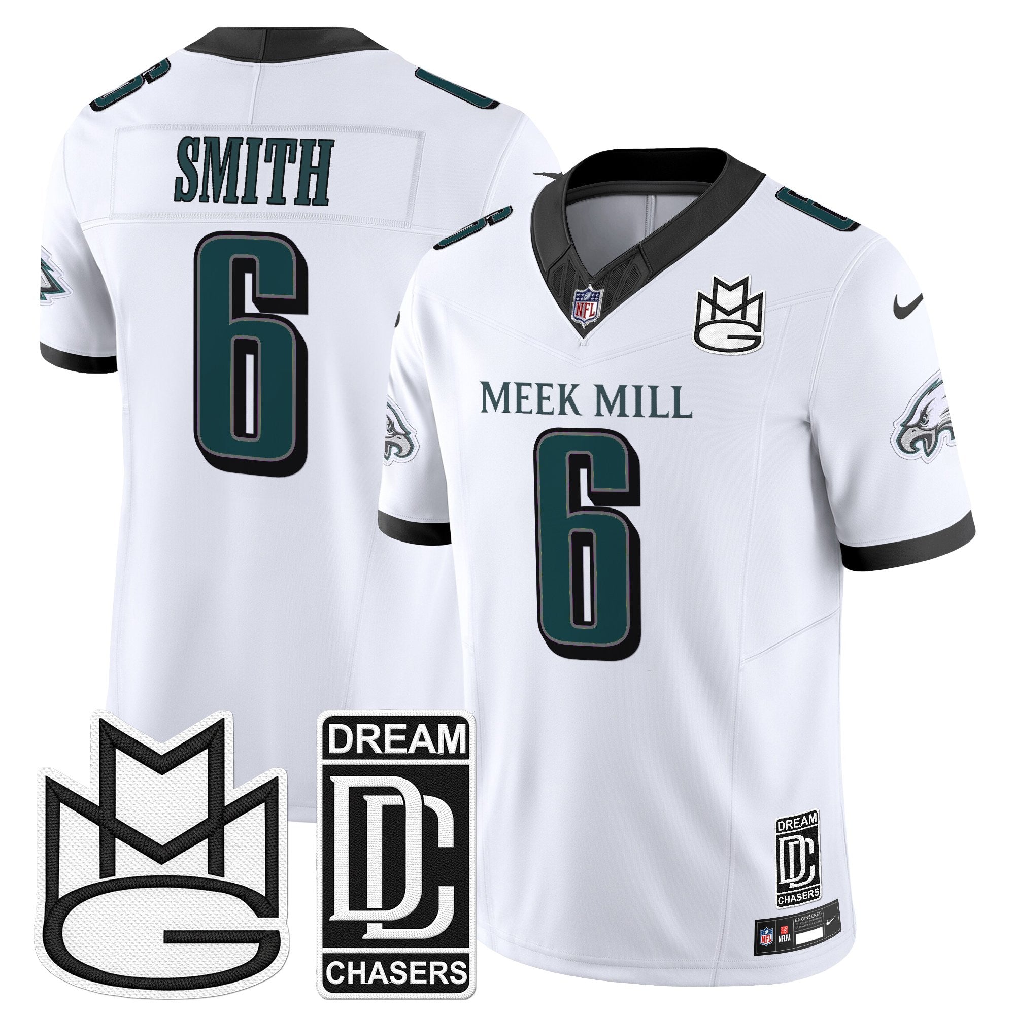Men's Philadelphia Eagles x Meek Mill Vapor Limited Jersey - All Stitched