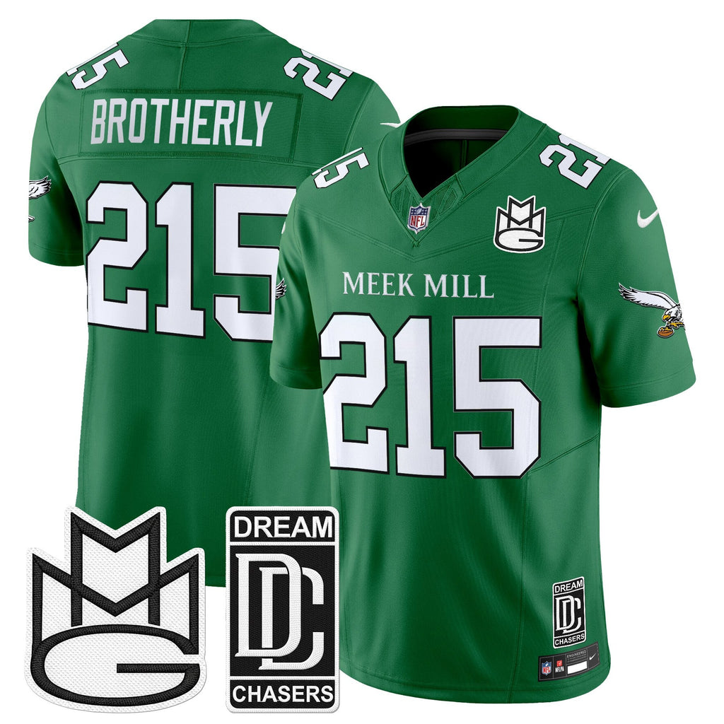 Men's Philadelphia Eagles x Meek Mill Vapor Limited Jersey - All Stitched