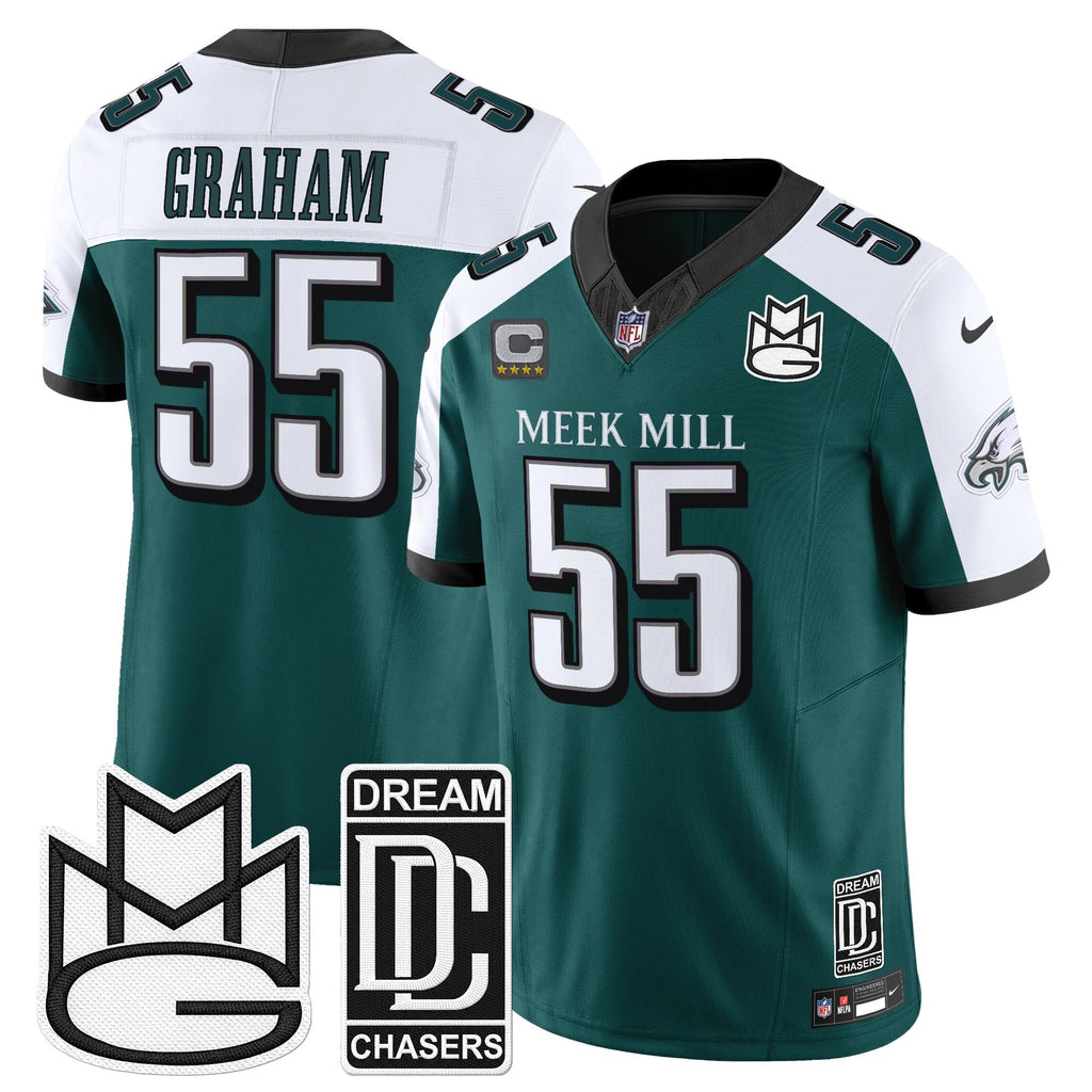 Men's Philadelphia Eagles x Meek Mill Vapor Limited Jersey - All Stitched