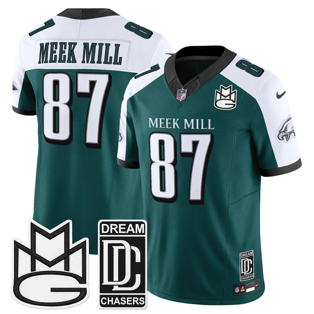 Men's Philadelphia Eagles x Meek Mill Vapor Limited Jersey - All Stitched