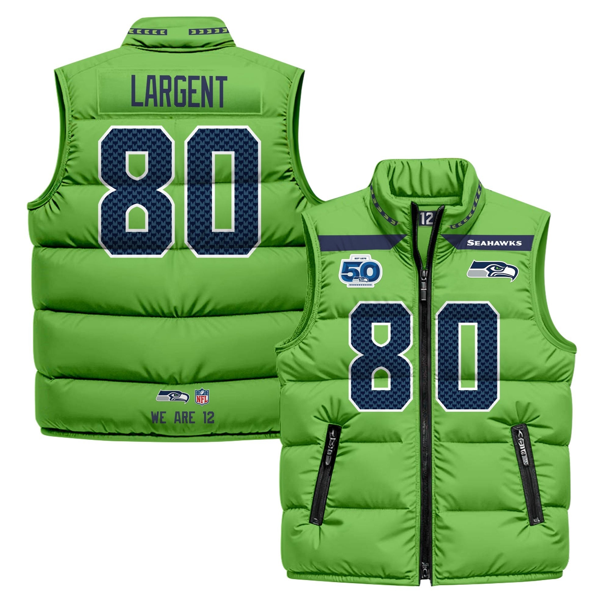 Seattle Seahawks 2026 Puffer Vest