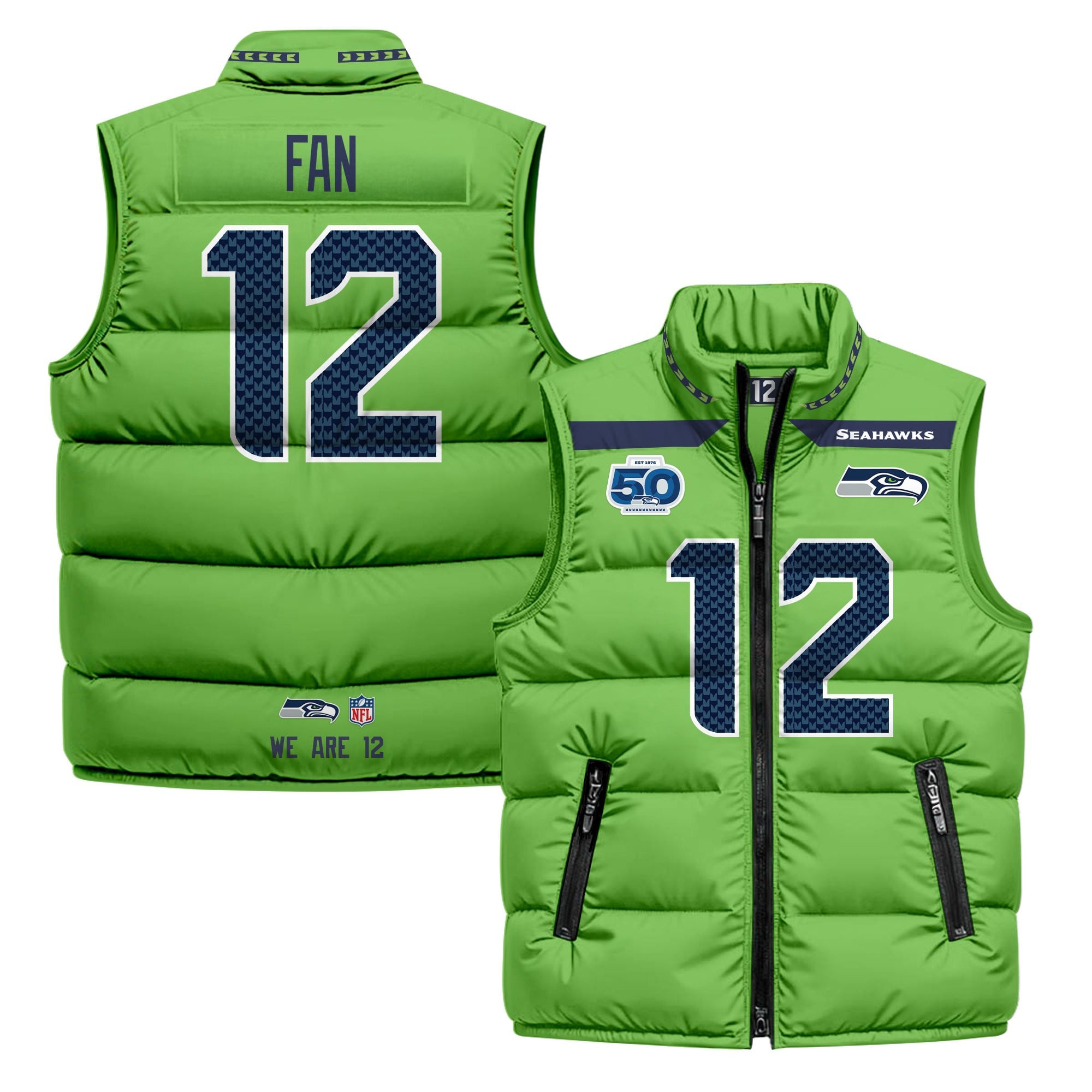 Seattle Seahawks 2026 Puffer Vest
