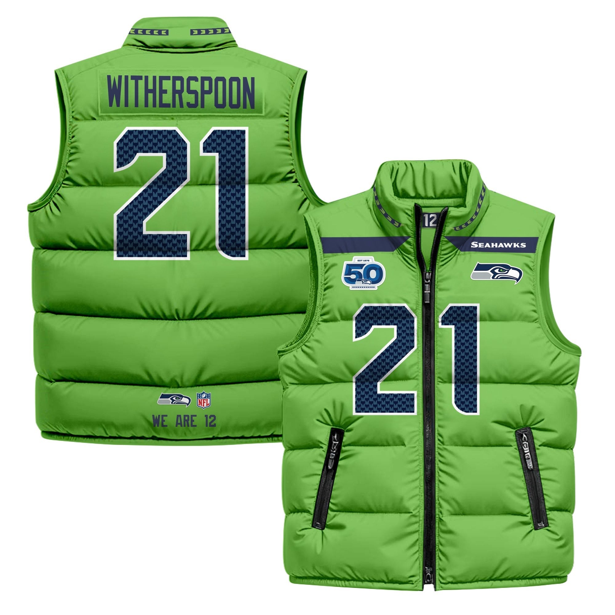 Seattle Seahawks 2026 Puffer Vest