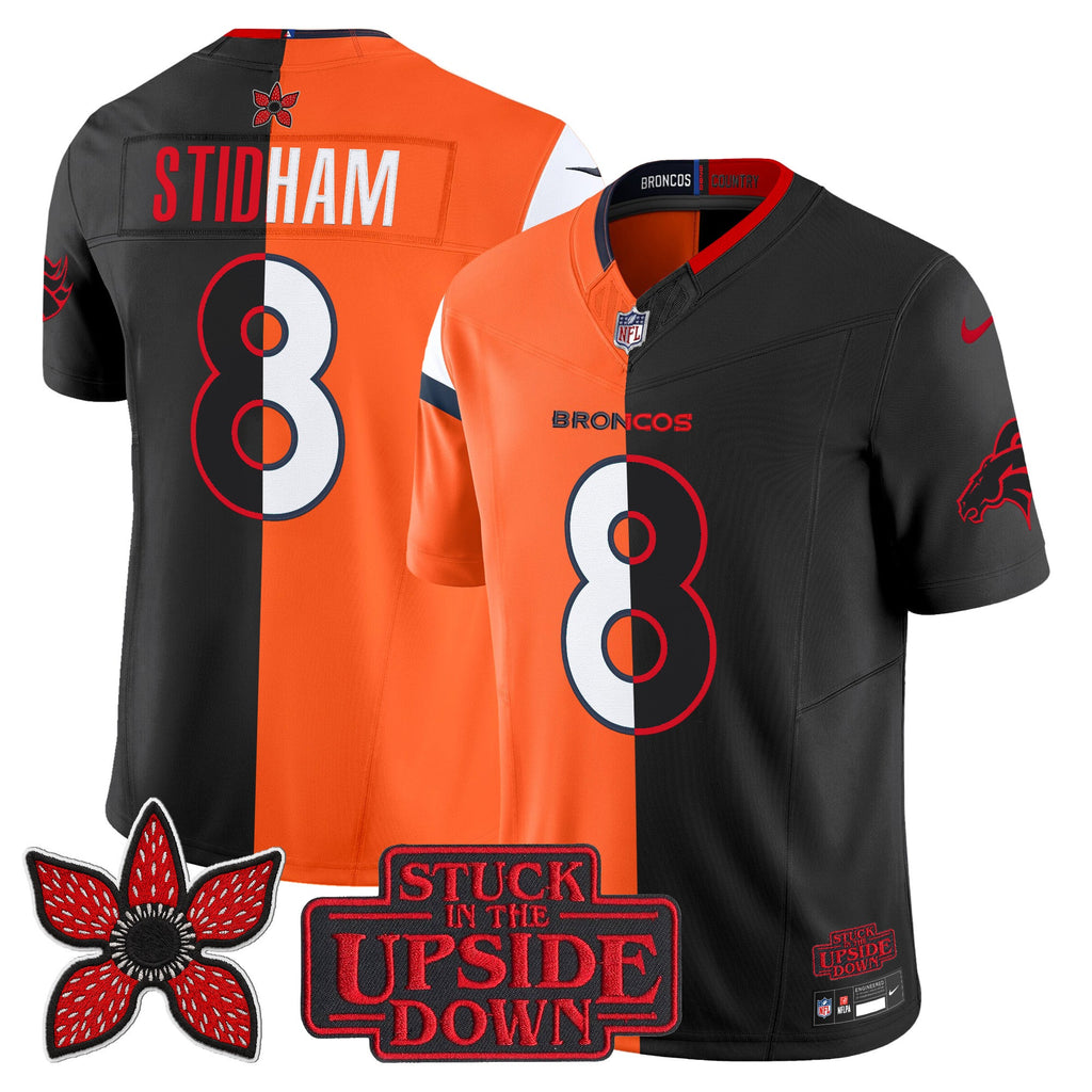 Men's Denver Broncos 'Upside Down Edition' Vapor Limited Jersey - All Stitched