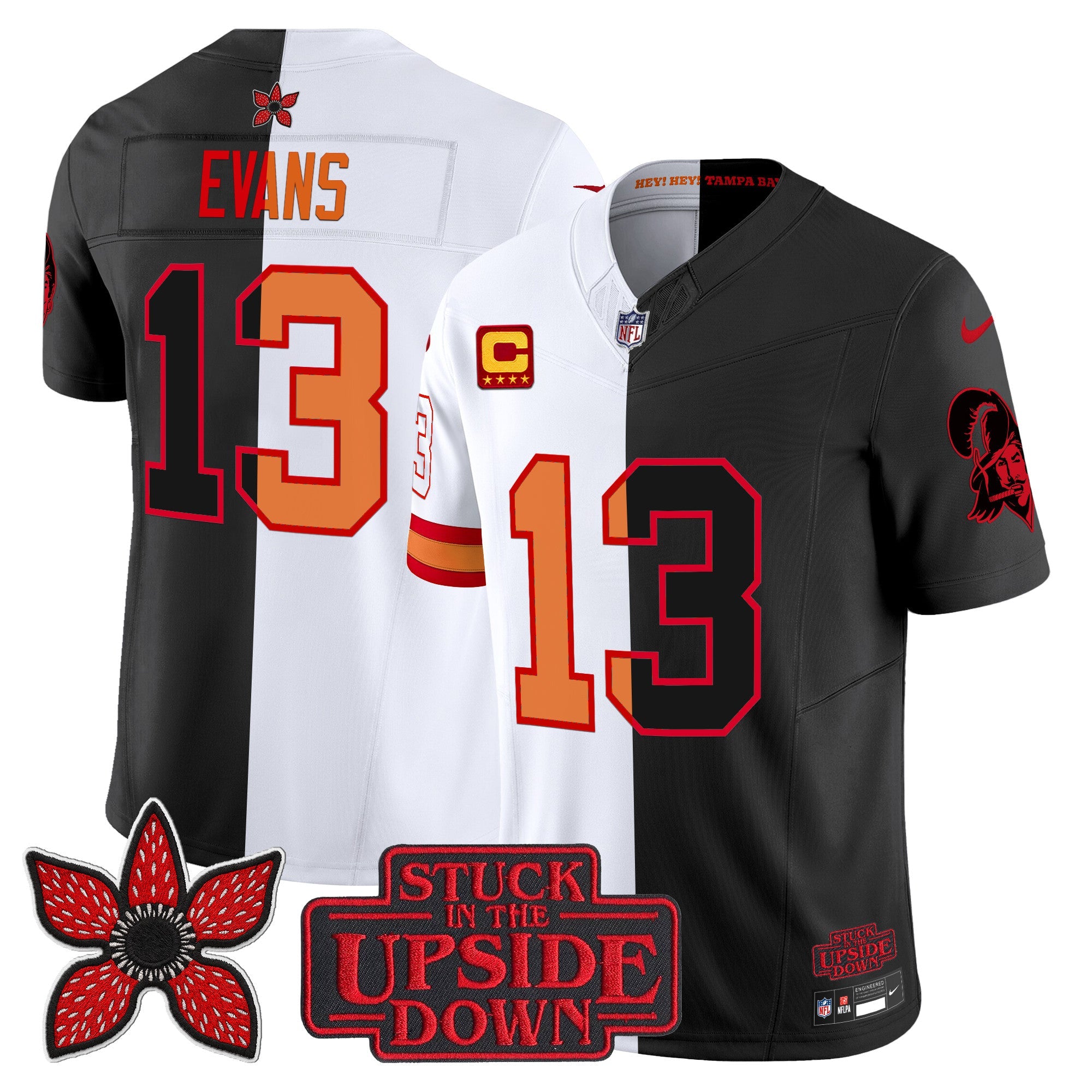 Men's Tampa Bay Buccaneers 'Upside Down Edition' Vapor Limited Jersey - All Stitched