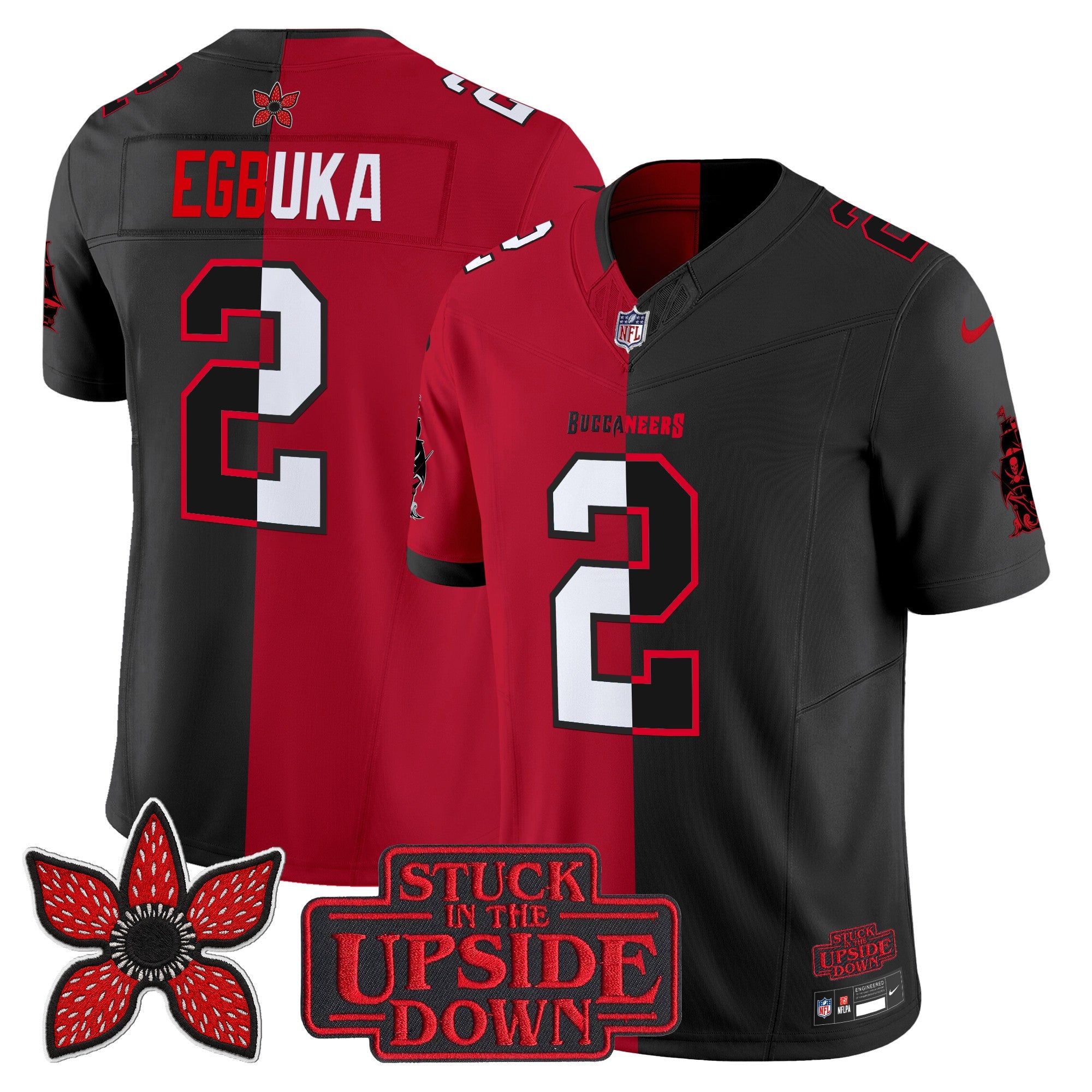 Men's Tampa Bay Buccaneers 'Upside Down Edition' Vapor Limited Jersey - All Stitched
