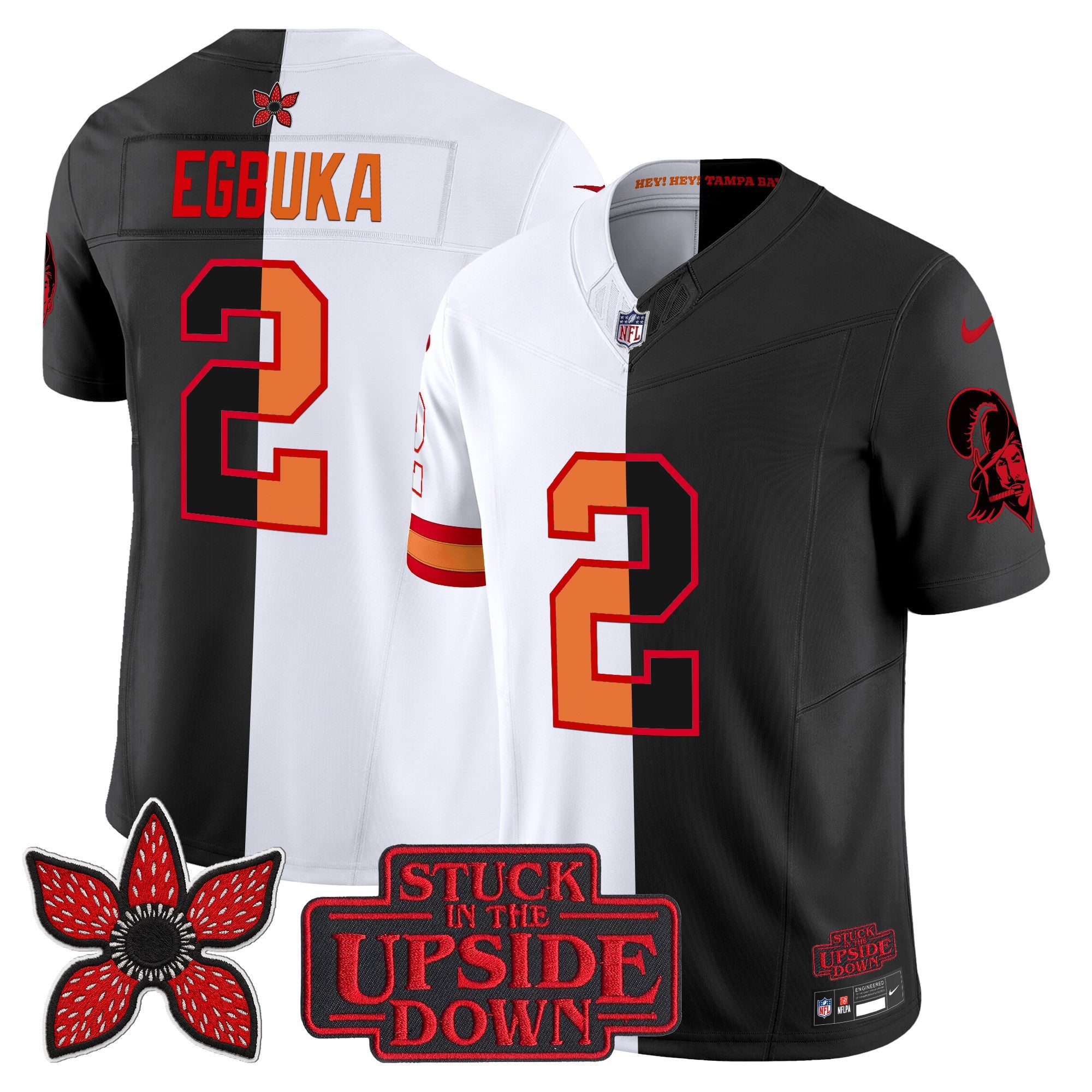 Men's Tampa Bay Buccaneers 'Upside Down Edition' Vapor Limited Jersey - All Stitched