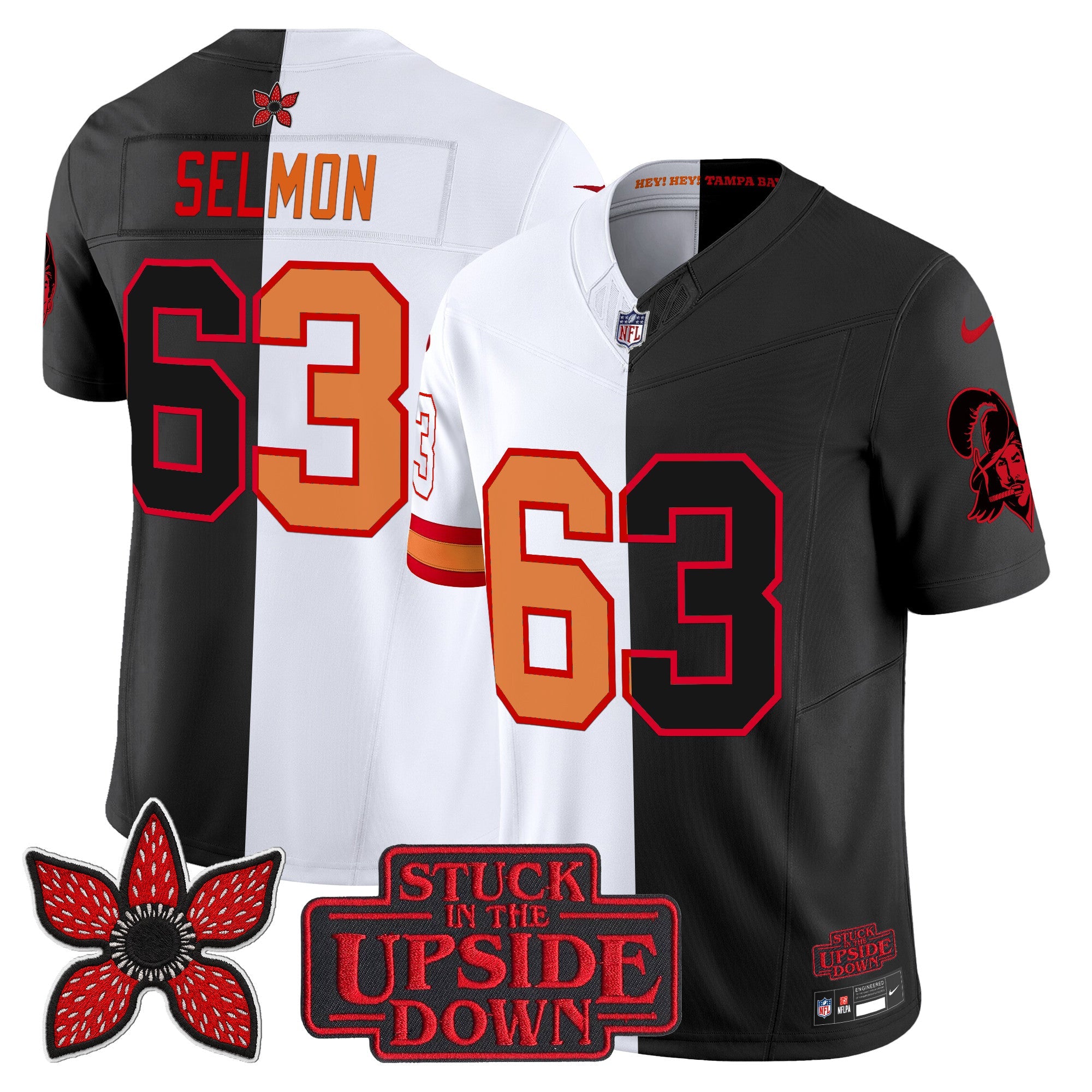 Men's Tampa Bay Buccaneers 'Upside Down Edition' Vapor Limited Jersey - All Stitched