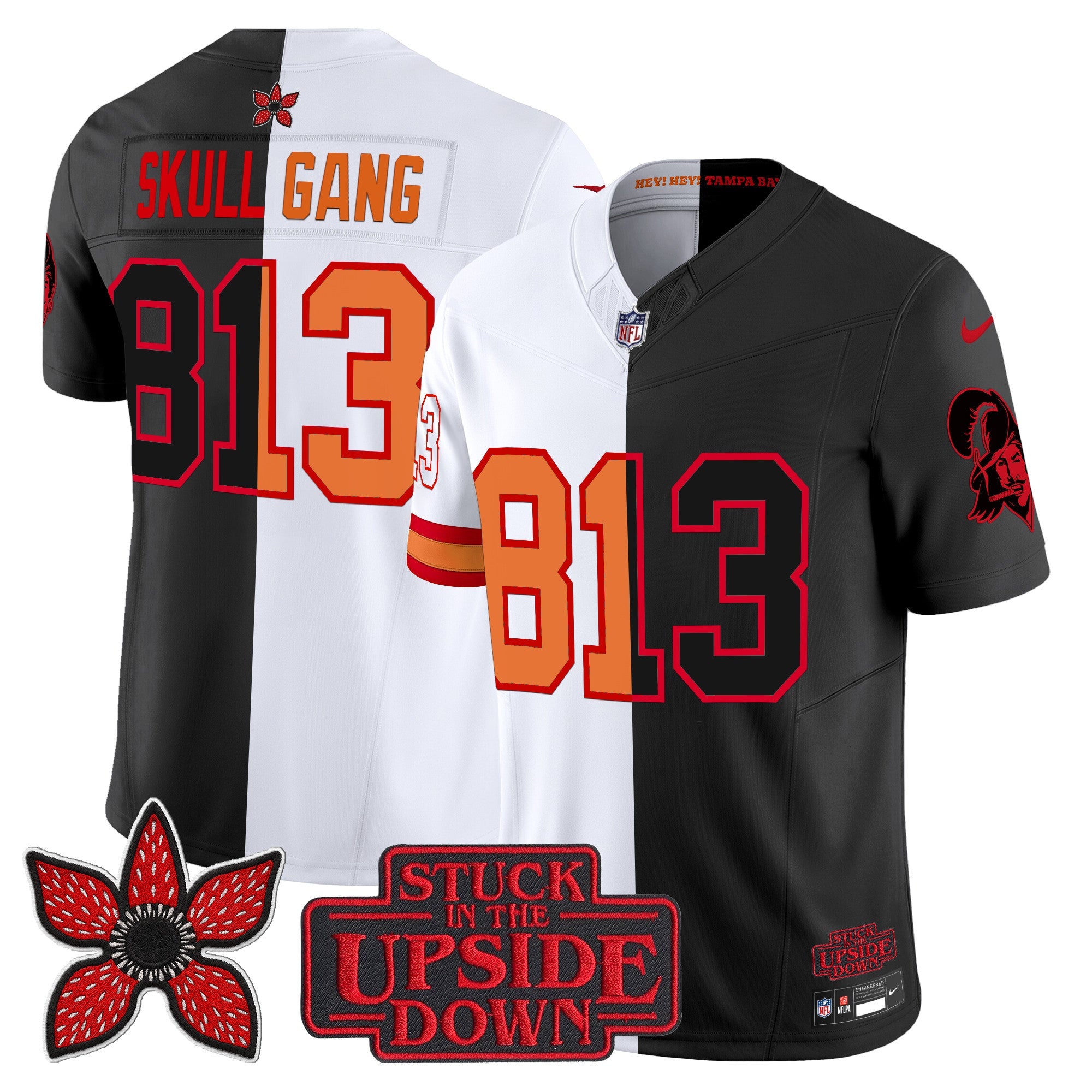 Men's Tampa Bay Buccaneers 'Upside Down Edition' Vapor Limited Jersey - All Stitched