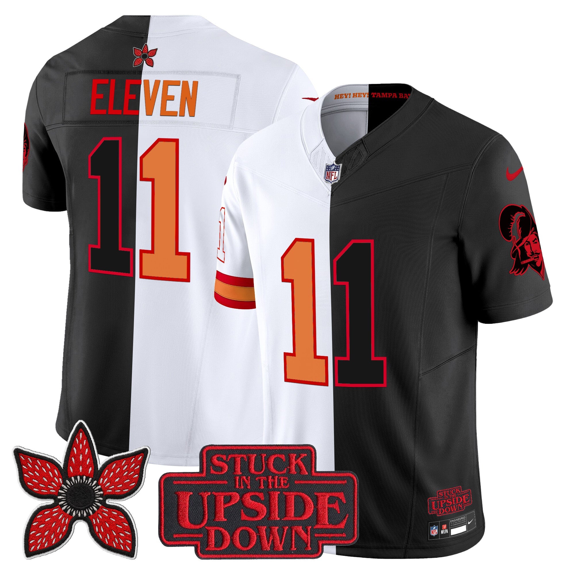 Men's Tampa Bay Buccaneers 'Upside Down Edition' Vapor Limited Jersey - All Stitched