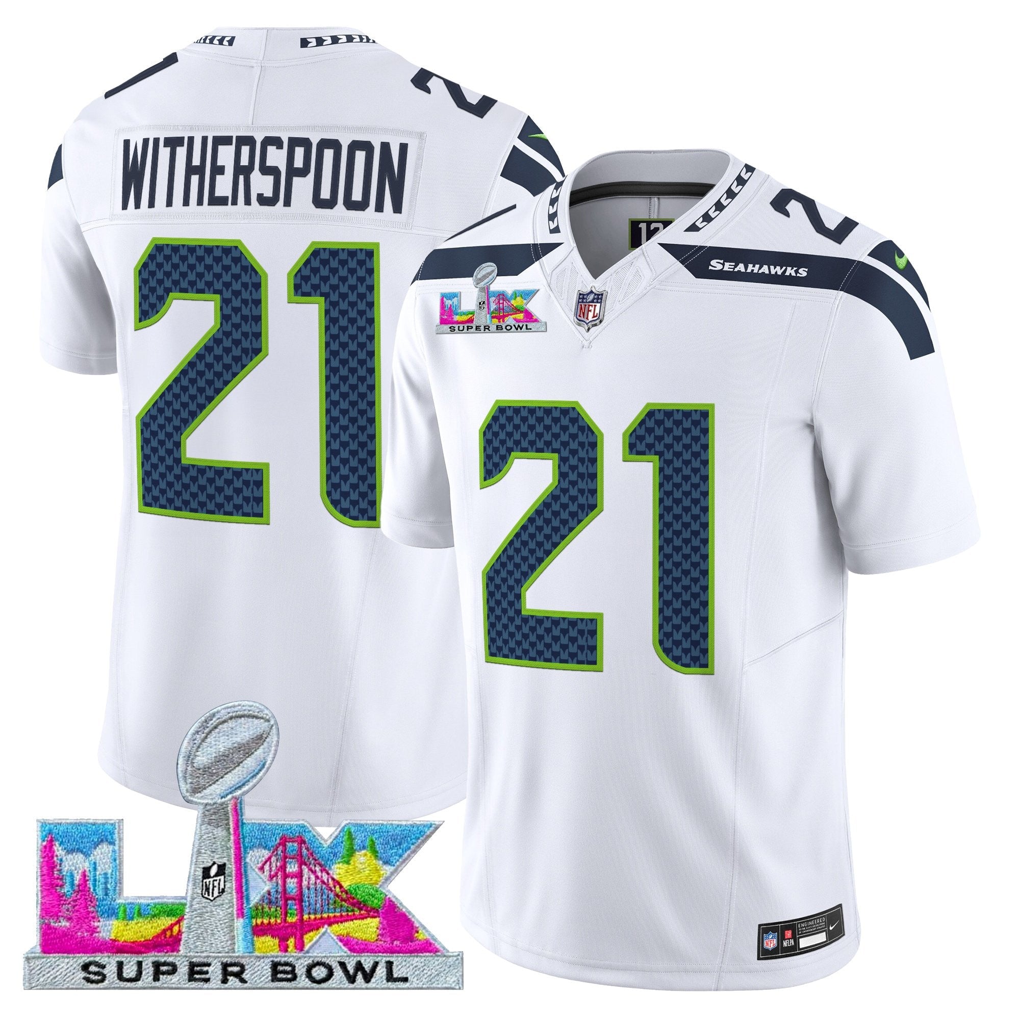 Men's Seattle Seahawks Super Bowl LX Vapor Limited Jersey - All Stitched