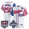 Los Angeles "Dodgers America250" Edition Vapor Premier Limited Jersey V2 - Stitched