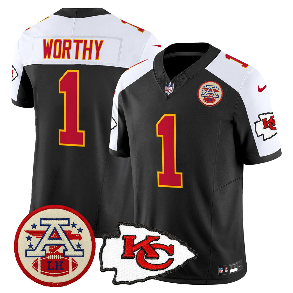 Men's Chiefs 2026 Lamar Hunt Patch Vapor Limited Jersey - All Stitched