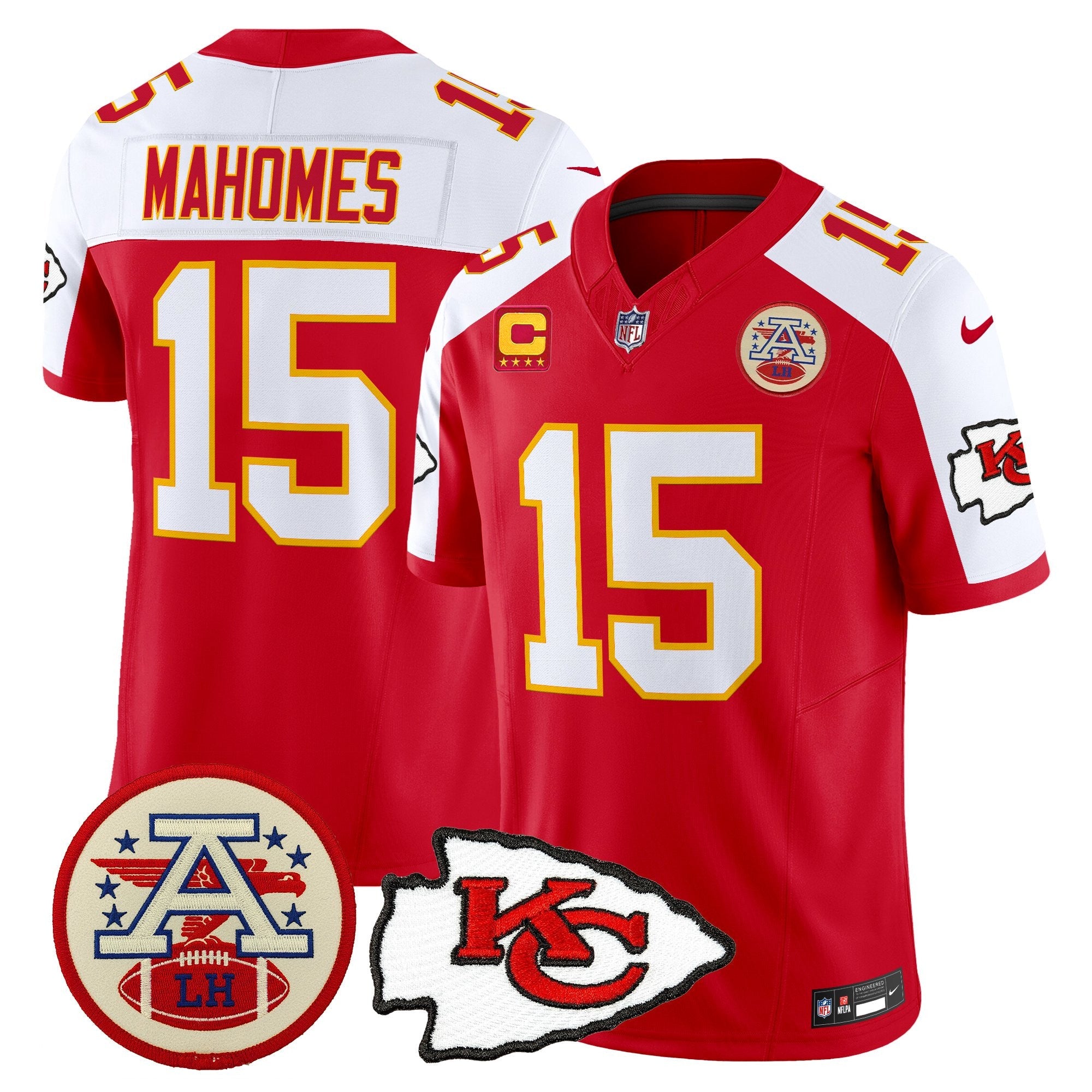 Men's Chiefs 2026 Lamar Hunt Patch Vapor Limited Jersey - All Stitched