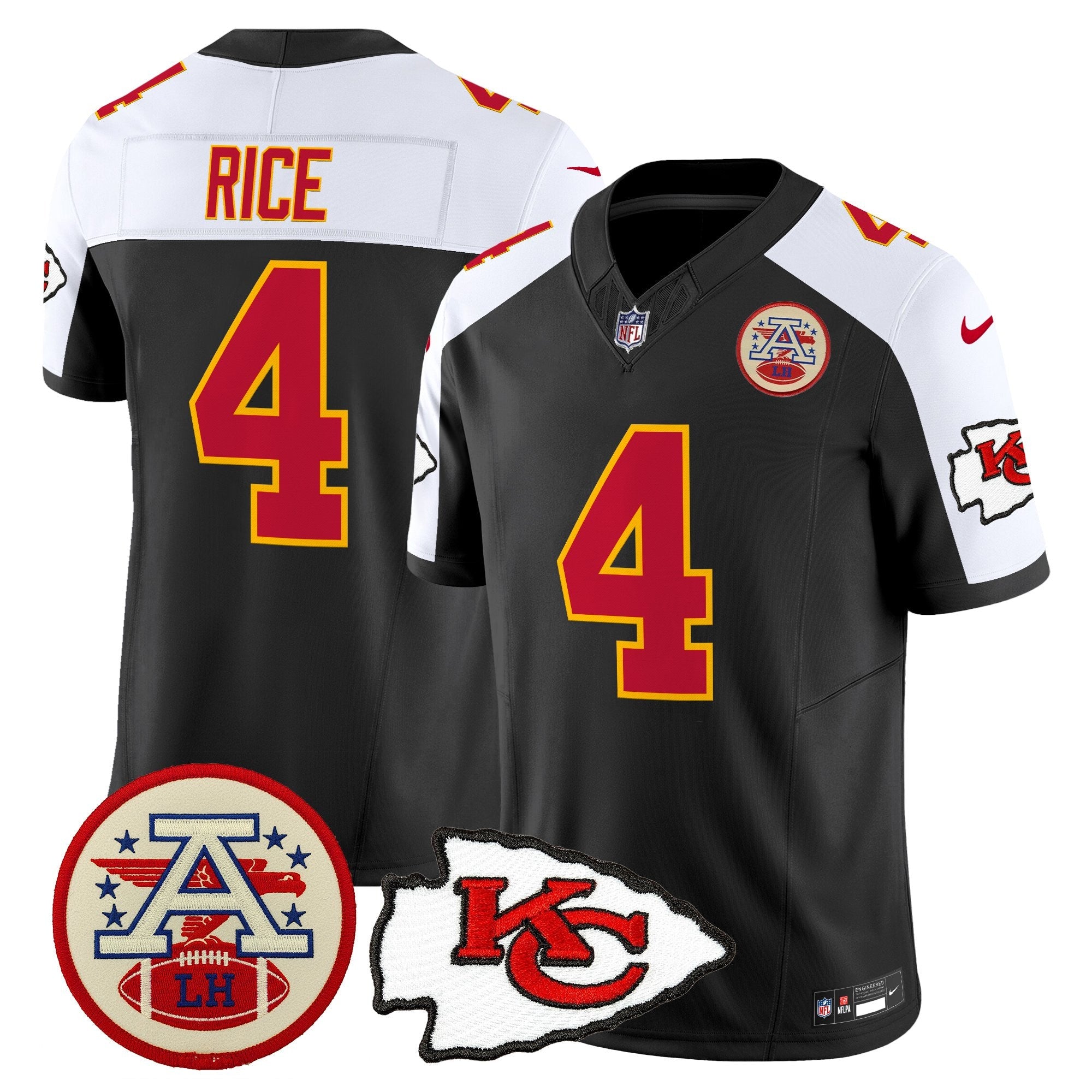 Men's Chiefs 2026 Lamar Hunt Patch Vapor Limited Jersey - All Stitched