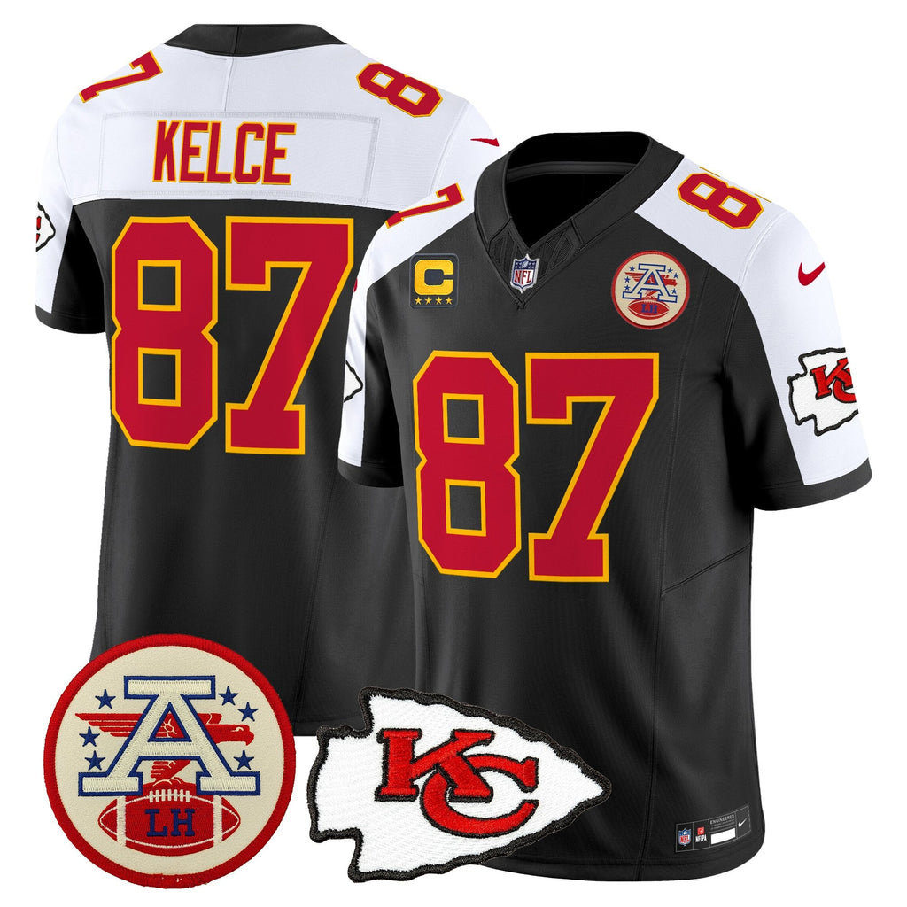 Men's Chiefs 2026 Lamar Hunt Patch Vapor Limited Jersey - All Stitched
