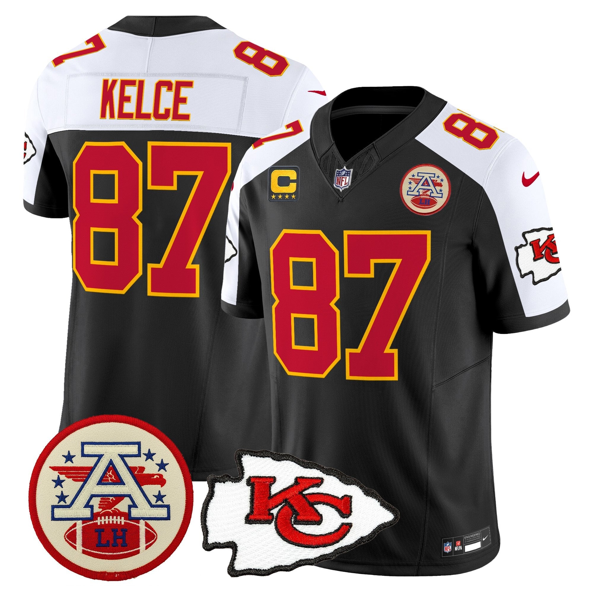 Men's Chiefs 2026 Lamar Hunt Patch Vapor Limited Jersey - All Stitched