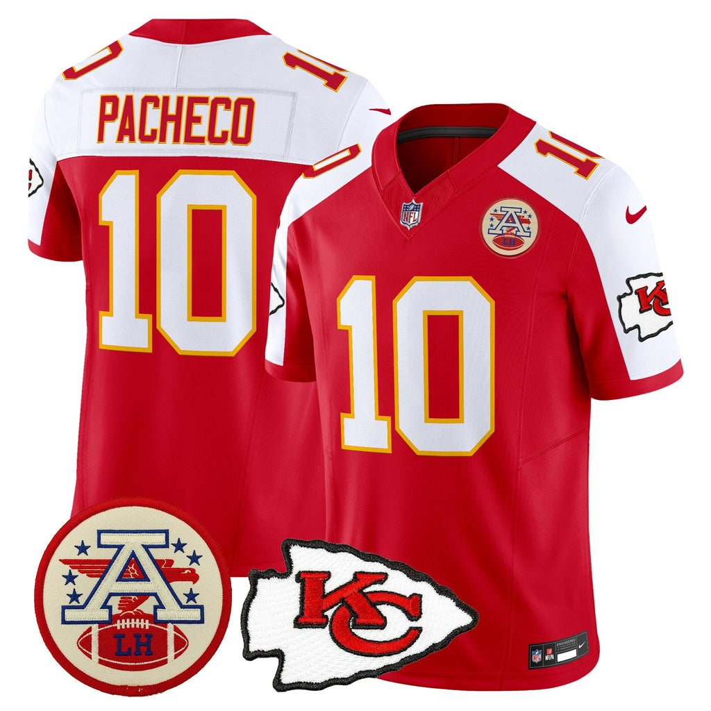 Men's Chiefs 2026 Lamar Hunt Patch Vapor Limited Jersey - All Stitched