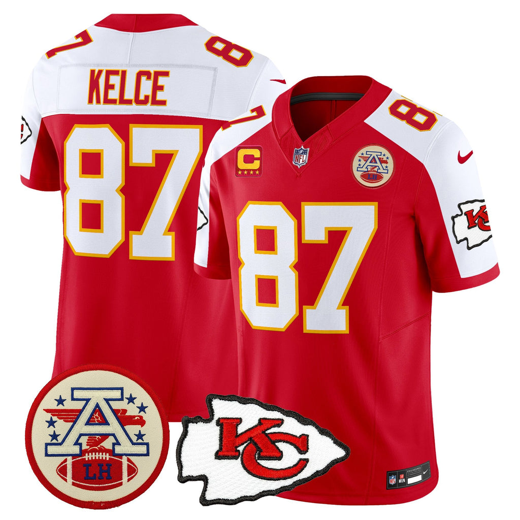 Men's Chiefs 2026 Lamar Hunt Patch Vapor Limited Jersey - All Stitched