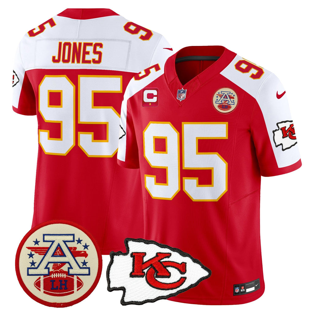 Men's Chiefs 2026 Lamar Hunt Patch Vapor Limited Jersey - All Stitched
