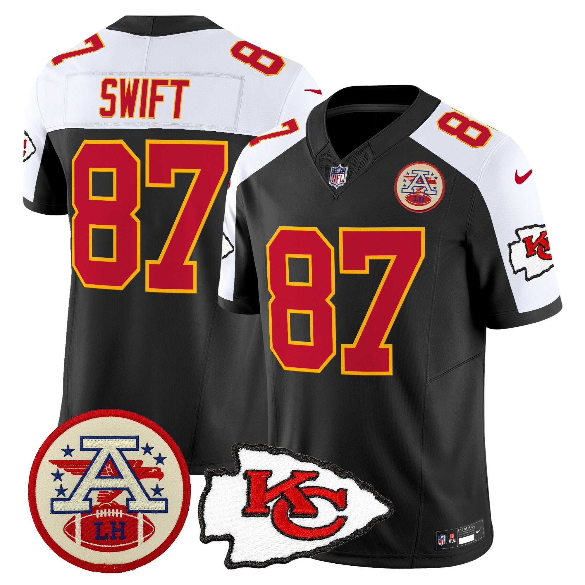 Men's Chiefs 2026 Lamar Hunt Patch Vapor Limited Jersey - All Stitched