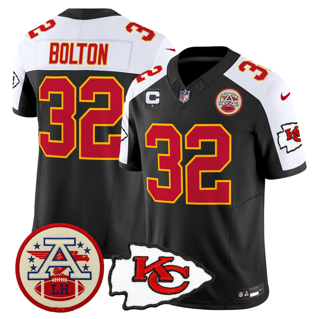 Men's Chiefs 2026 Lamar Hunt Patch Vapor Limited Jersey - All Stitched