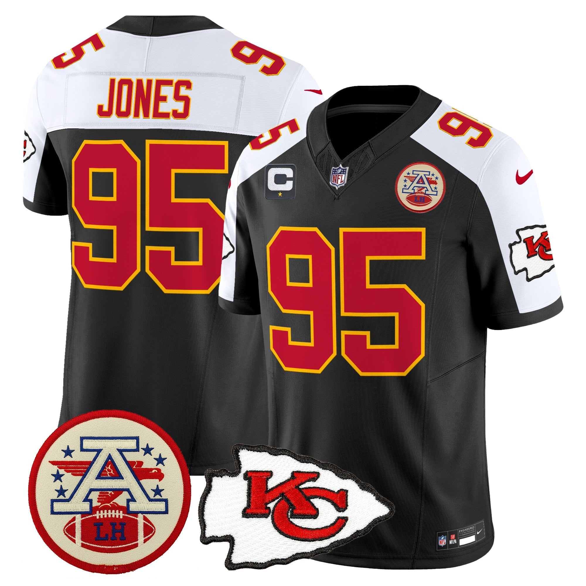 Men's Chiefs 2026 Lamar Hunt Patch Vapor Limited Jersey - All Stitched