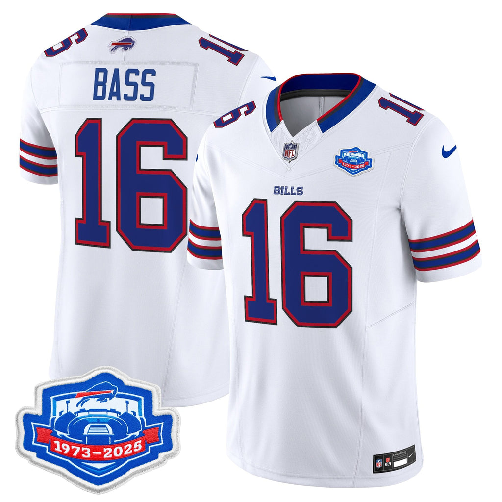Men's Buffalo Bills 1973 - 2025 Farewell Season Patch Vapor Limited Jersey - All Stitched