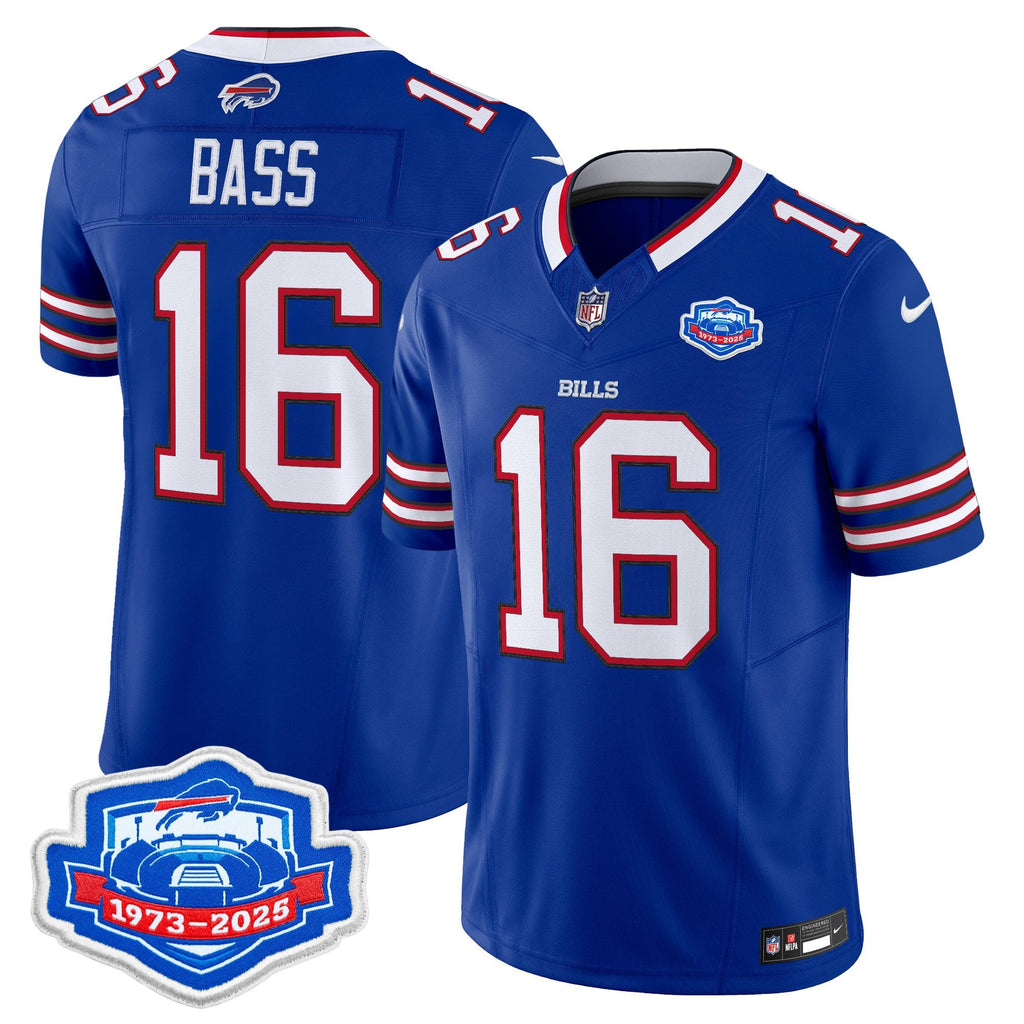 Men's Buffalo Bills 1973 - 2025 Farewell Season Patch Vapor Limited Jersey - All Stitched