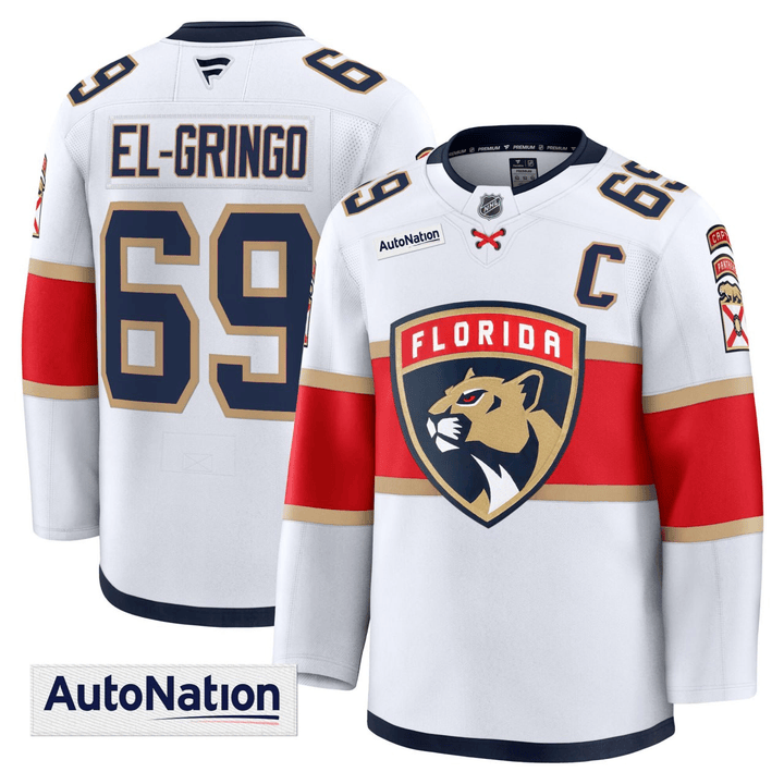 Florida Panthers Premium Customized Jersey - All Stitched