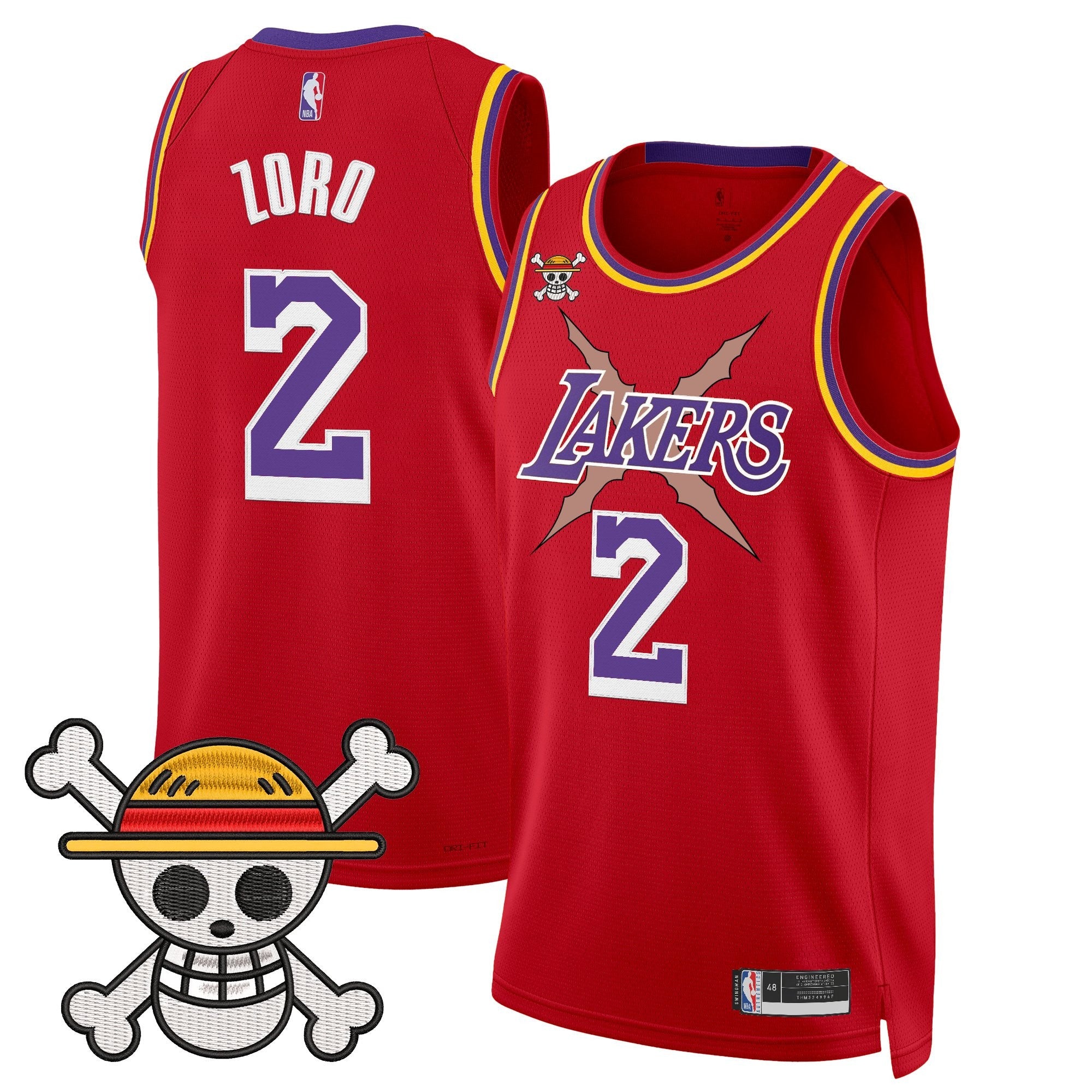 LAL x OP Swingman Jersey - Stitched