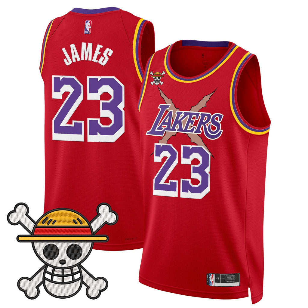 LAL x OP Swingman Jersey - Stitched