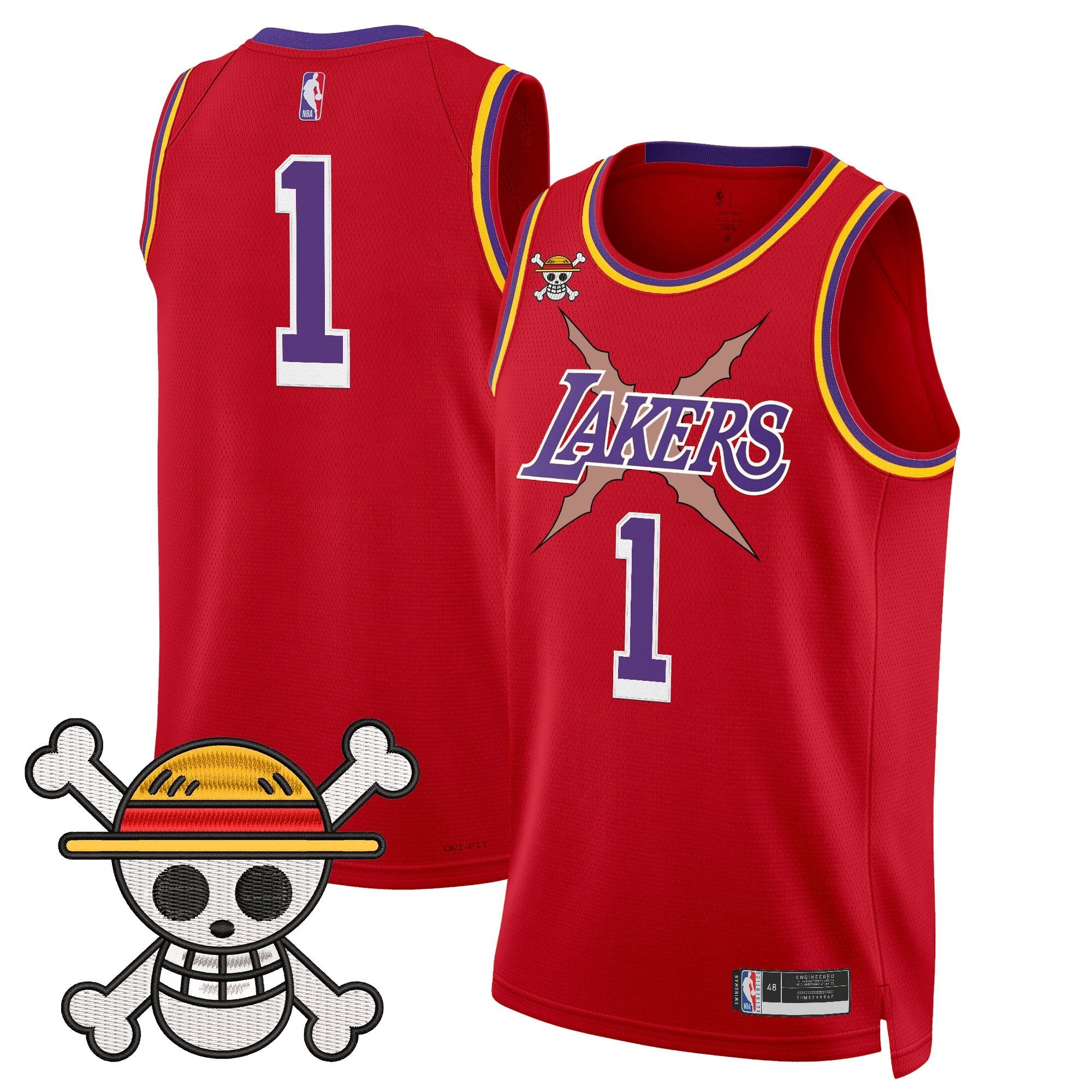 LAL x OP Swingman Jersey - Stitched