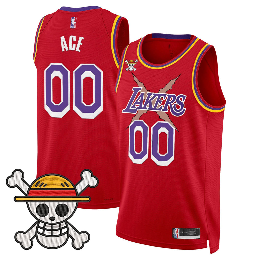 LAL x OP Swingman Jersey - Stitched
