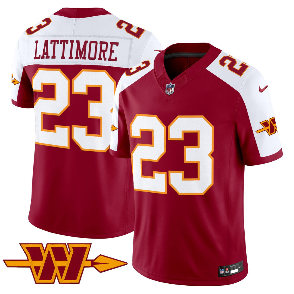 Men's Washington Commanders Throwback Vapor Limited Jersey - All Stitched